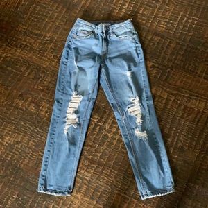 Wild Fable distressed mom jeans.